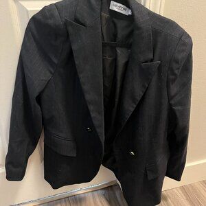 Lisueyne collection blue pinstriped blazer LN825